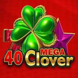 40 Mega Clover by Amusnet Interactive, showcased at playmojocasino.eu – game logo