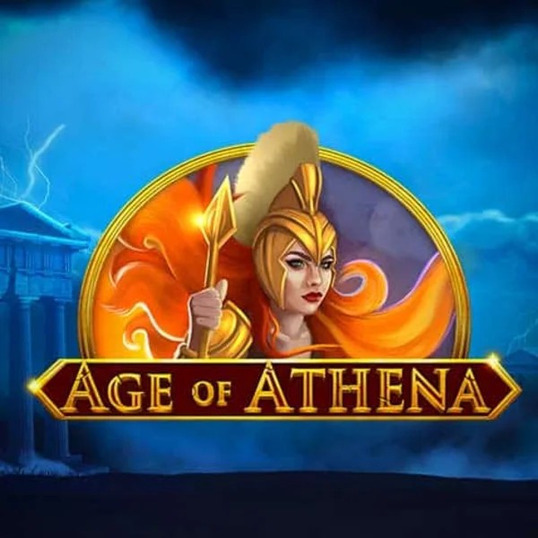 Age of Athena slot logo by Epic Industries at PlayMojo Casino