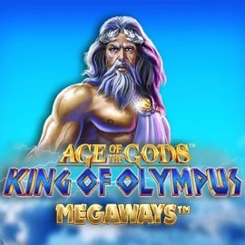 Slots logo of Age Of The Gods: King of Olympus Megaways from Origins at PlayMojo Casino