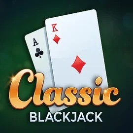 Classic Blackjack slot visual from Red Tiger Gaming available on playmojocasino.eu