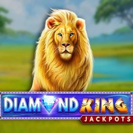 Try Diamond King Jackpots slot by SpinPlay Games on playmojocasino.eu – logo image
