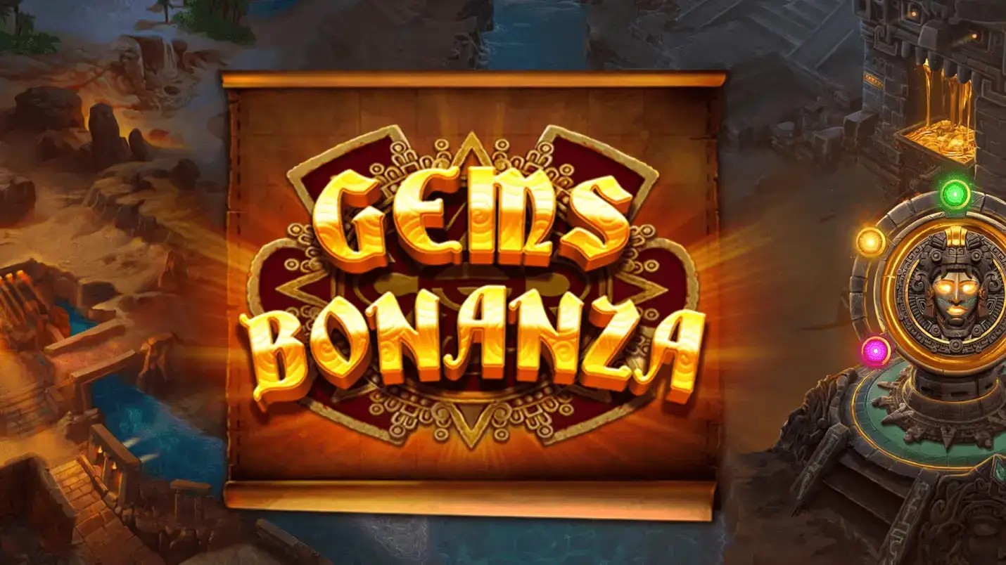 Gems Bonanza logo by Pragmatic Play at PlayMojo Casino