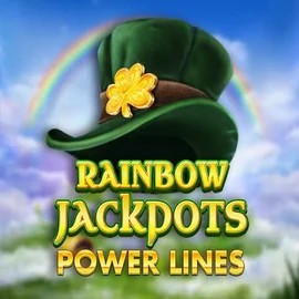 Rainbow Jackpots Power Lines casino game by Red Tiger Gaming – featured logo at PlayMojo Casino
