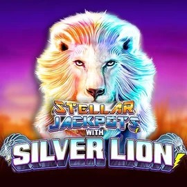 Enjoy Stellar Jackpots with Silver Lion by Lightning Box Game – logo hosted on playmojocasino.eu